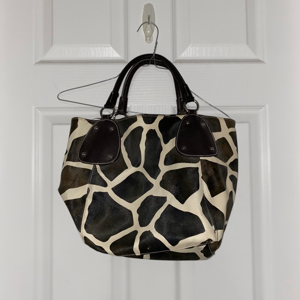 Giraffe Print Purse